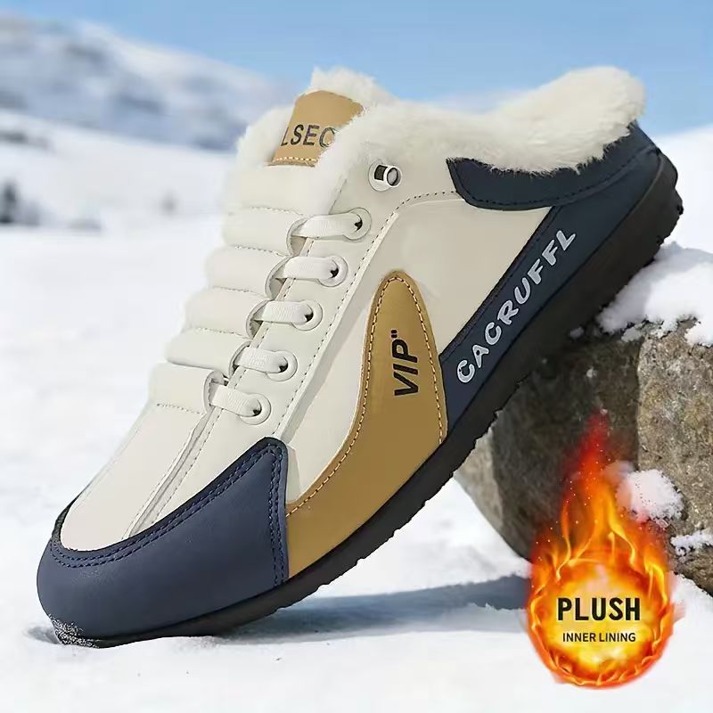 Formal Men Daily Wear Slippers - รองเท้าใส่ในบ้านสำหรับผู้ชายในฤดูหนาว - กันลื่นสำหรับใส่กลางแจ้ง, ไม่ต้องผูกเชือก, เหมาะสำหรับใส่ในชีวิตประจำวัน, ที่ทำงาน,