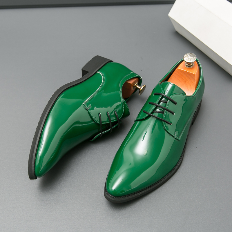 Men'S Formal Party Wear Shoes - รองเท้าผู้ชายคลาสสิกแบบเป็นทางการ ระบายอากาศได้ดี ดีไซน์สวยงาม หนังแท้ เหมาะสำหรับใส่ทำงานหรือในโอกาสต่างๆ ไซส์