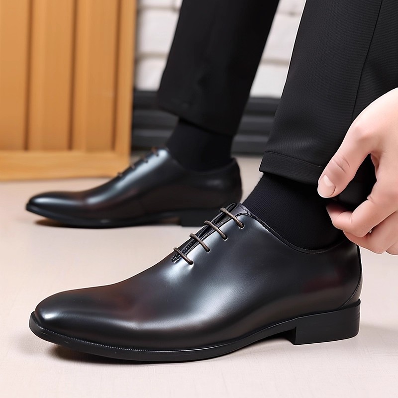 Men'S Formal Wear For Office - Designer ของแท้หนัง Mens Wholecut Oxford รองเท้าแบรนด์หรูสีดําสีน้ําตาลรองเท้าสําหรับสํานักงานธุรกิจสวมใส่อย่างเป็นทางการ