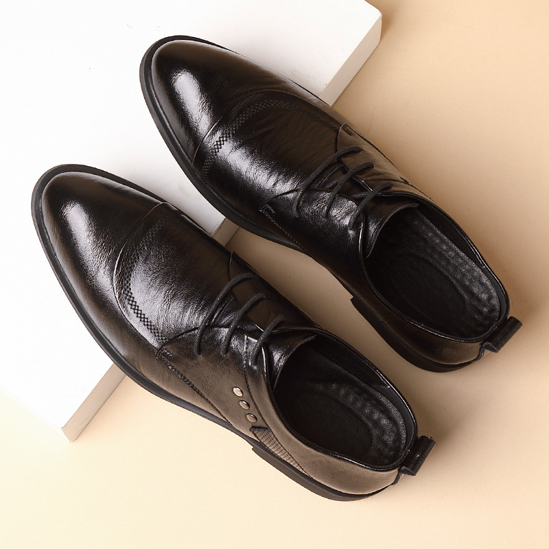 รองเท้าหนังแบบอ็อกซ์ฟอร์ดประดั - Men'S Formal Wear For Office บทวิจารณ์และราคา
