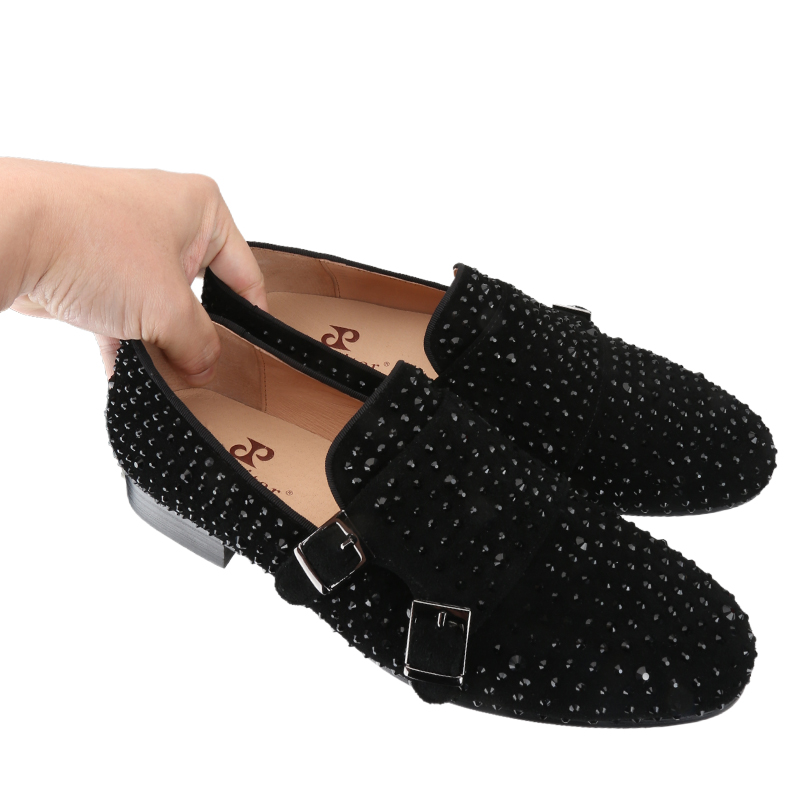 Piergitar ใหม่หนังนิ่มสีดําผู้ - Men'S Formal Party Wear Shoes บทวิจารณ์และราคา