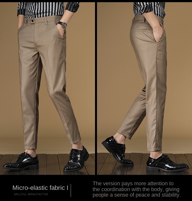 ฤดูร้อนกางเกงผู้ชายสีแดงสีดําส - Men'S Formal Wear For Office บทวิจารณ์และราคา