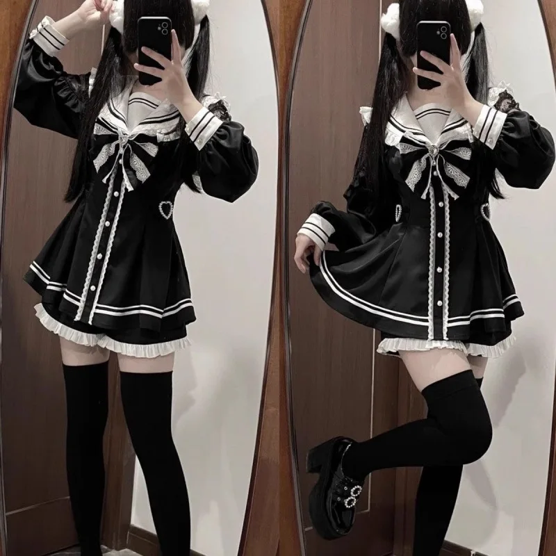สาว Jirai Kei คอสเพลย์ชุดผู้หญ - Slim Fit Suit Set บทวิจารณ์และราคา