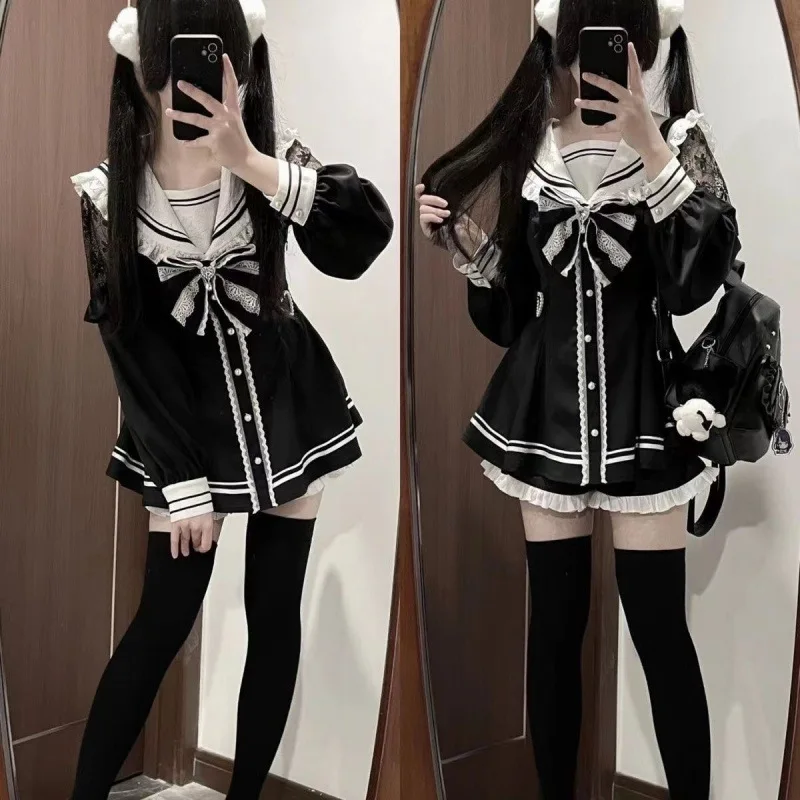 สาว Jirai Kei คอสเพลย์ชุดผู้หญ - Slim Fit Suit Set บทวิจารณ์และราคา
