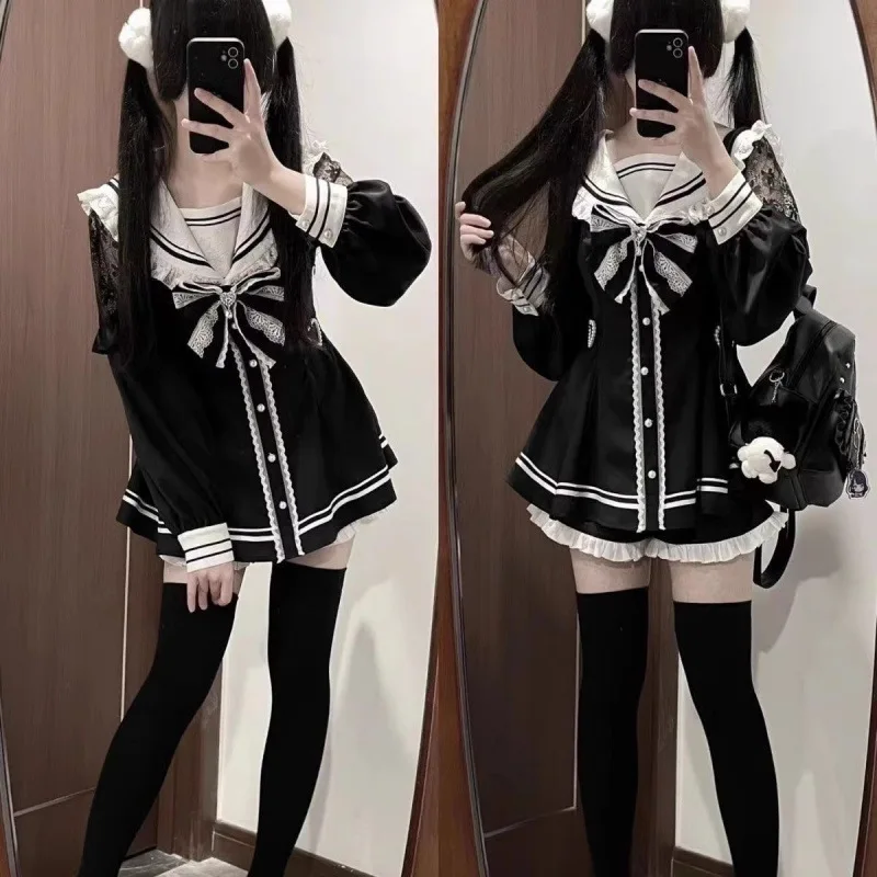 สาว Jirai Kei คอสเพลย์ชุดผู้หญ - Slim Fit Suit Set บทวิจารณ์และราคา