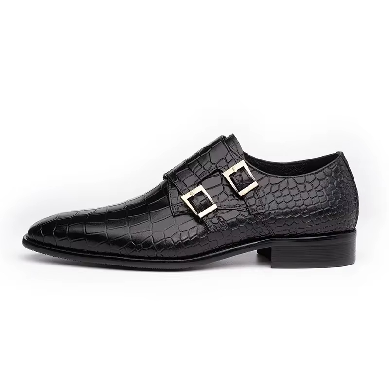 ผู้ชายหนังแท้Loafers Handmade  - Men Formal Party Wear Dress บทวิจารณ์และราคา