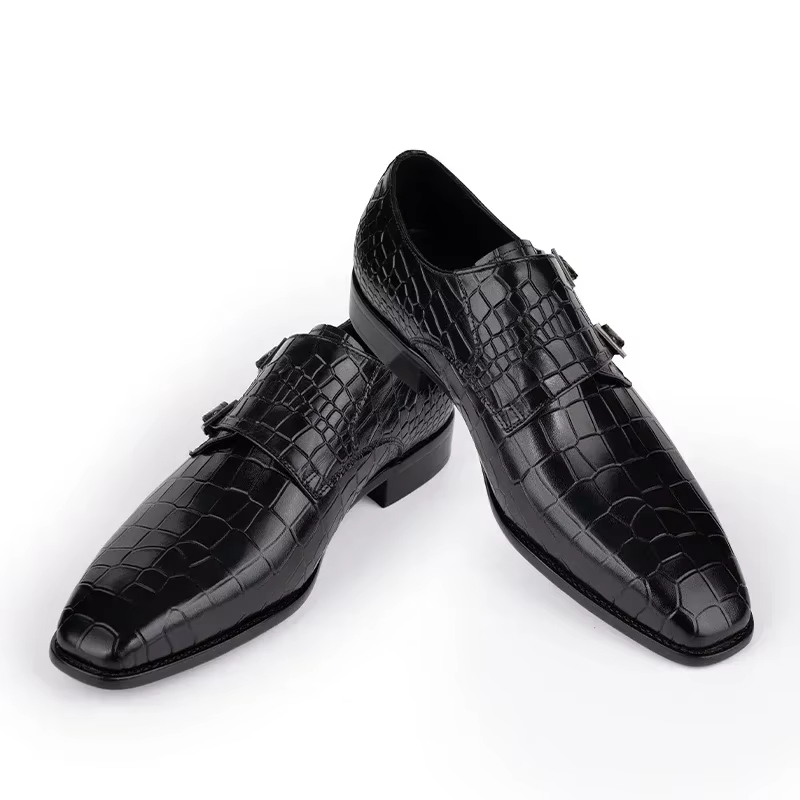 ผู้ชายหนังแท้Loafers Handmade  - Men Formal Party Wear Dress บทวิจารณ์และราคา