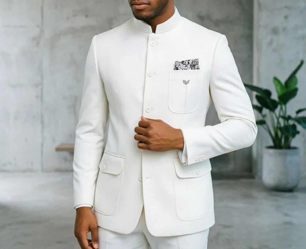 ชุดสูทซาฟารีผู้ชาย สีเขียวอ่อน - Men'S Formal Wear For Office บทวิจารณ์และราคา