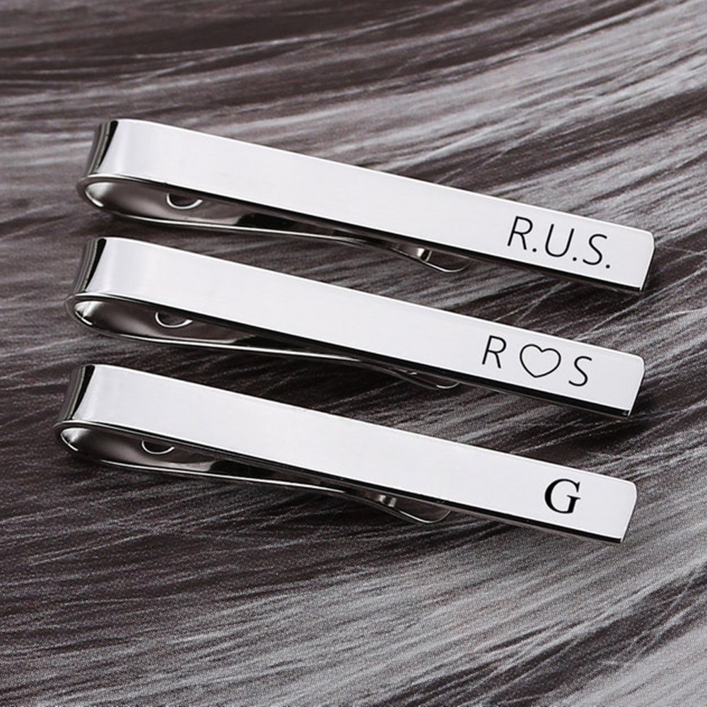 ส่วนบุคคลชื่อ Tie คลิปสแตนเลสส - Tie Bar Clip บทวิจารณ์และราคา