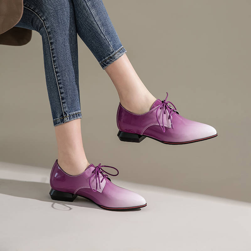 ผู้หญิงอังกฤษOxfords Gradientส - Patent Leather Oxford บทวิจารณ์และราคา