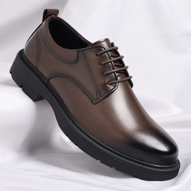รองเท้าหนังผู้ชายสำหรับชุดทำงา - Men Formal Party Wear Dress บทวิจารณ์และราคา