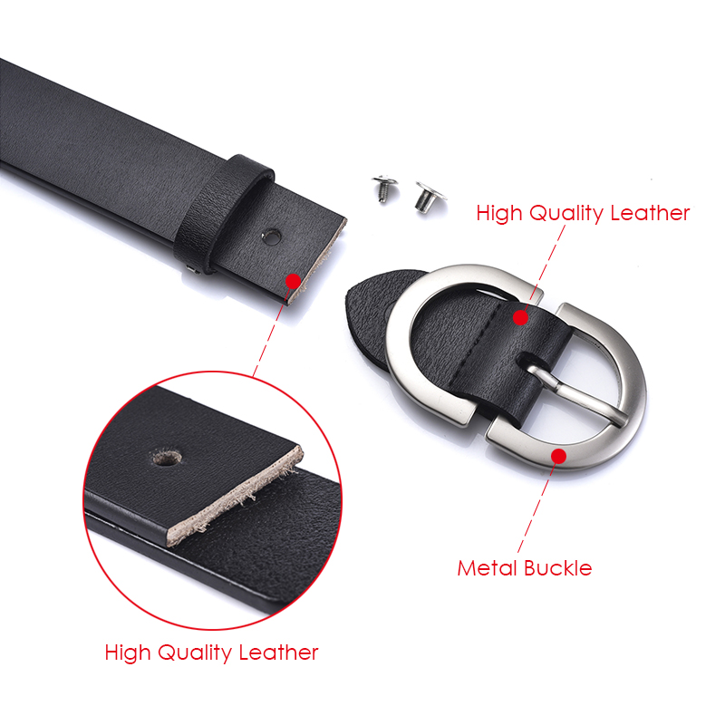 VATLTY 2022 เข็มขัดหนังผู้หญิง - Formal Belt Leather Thin บทวิจารณ์และราคา