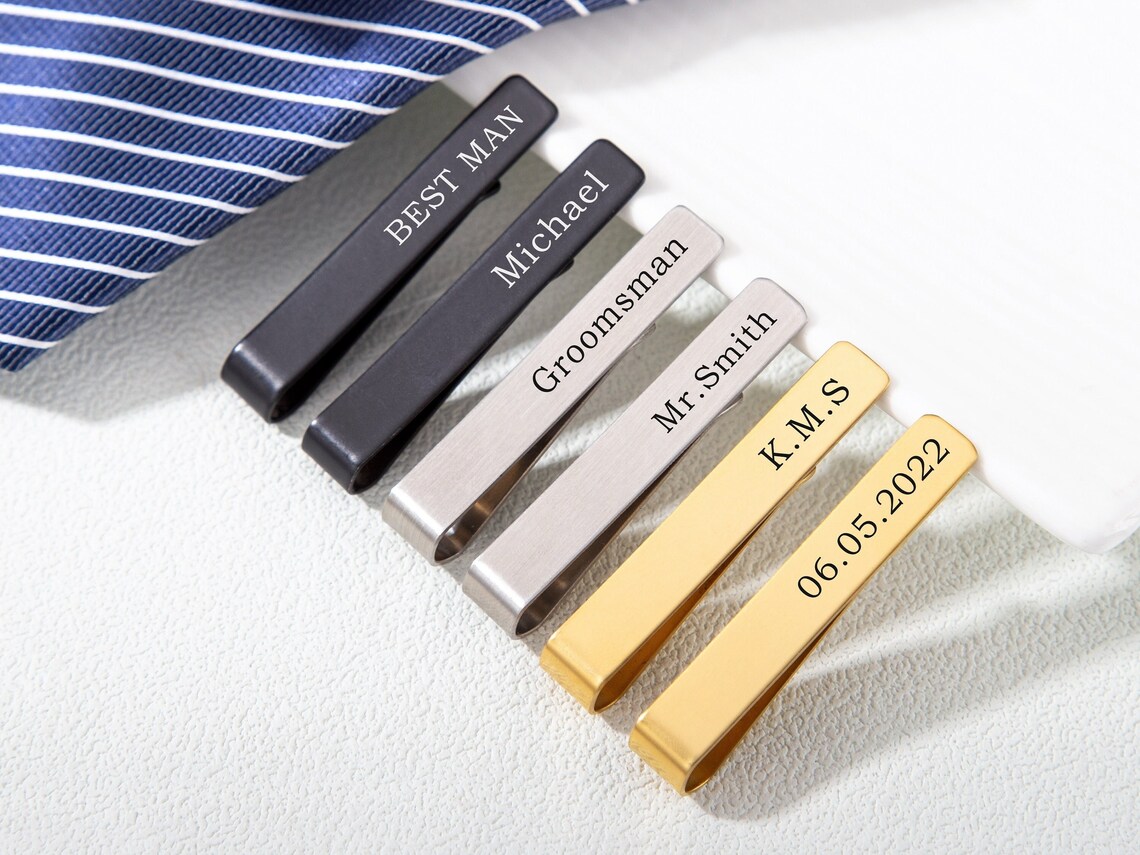 คลิปหนีบเนคไทส่วนบุคคลสำหรับผู - Tie Bar Clip บทวิจารณ์และราคา
