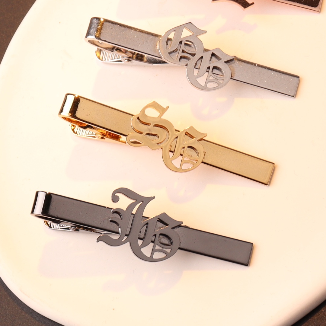 Custom ชื่อเริ่มต้น Tie คลิปสํ - Tie Bar Clip บทวิจารณ์และราคา