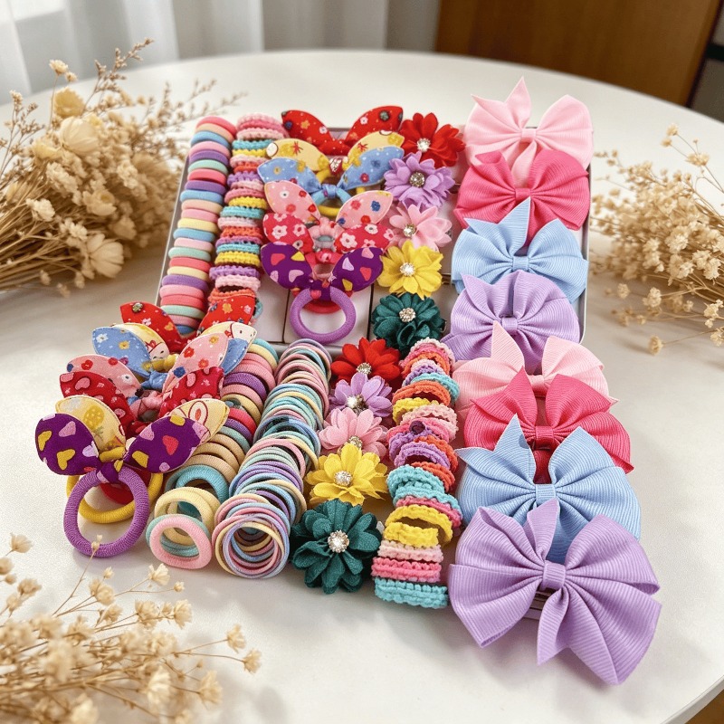 73 ชิ้น ชุดเครื่องประดับผมผ้าใ - Tie Bar Clip บทวิจารณ์และราคา