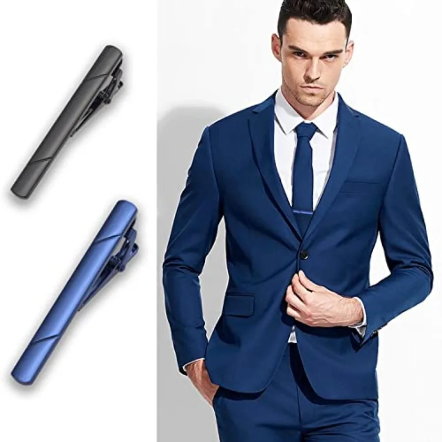 คลิปหนีบเนคไทสำหรับผู้ชาย 4 ชิ - Tie Bar Clip บทวิจารณ์และราคา