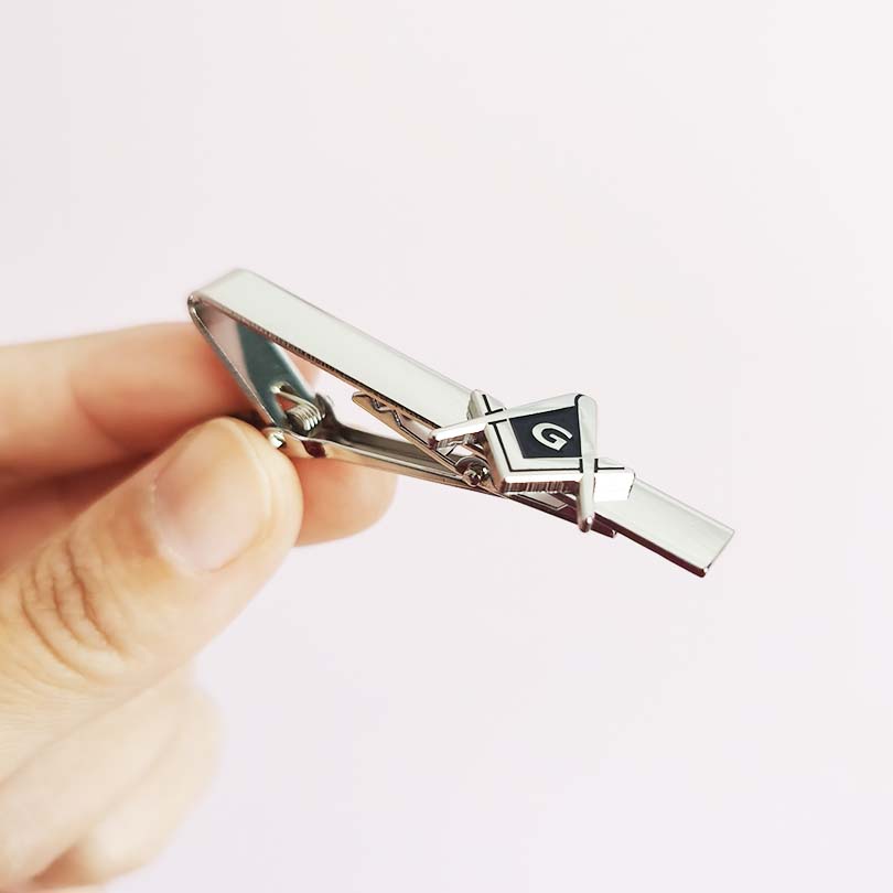 เข็มกลัดเนคไทรูปสี่เหลี่ยมและเ - Tie Bar Clip บทวิจารณ์และราคา