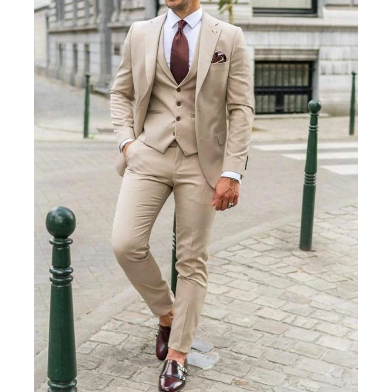 ชุดสูทผู้ชายแบบปกนอตช์ ทรงเข้า - Men Formal Wear For Dinner บทวิจารณ์และราคา