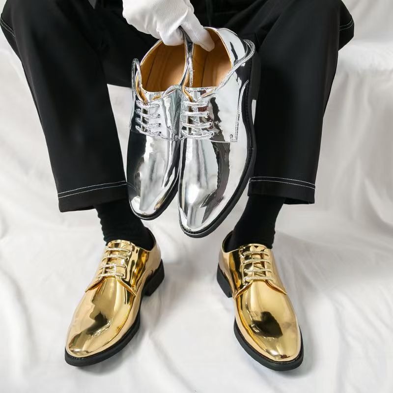 รองเท้าหนังทรงแหลมสำหรับผู้ชาย - Men'S Formal Party Wear Shoes บทวิจารณ์และราคา